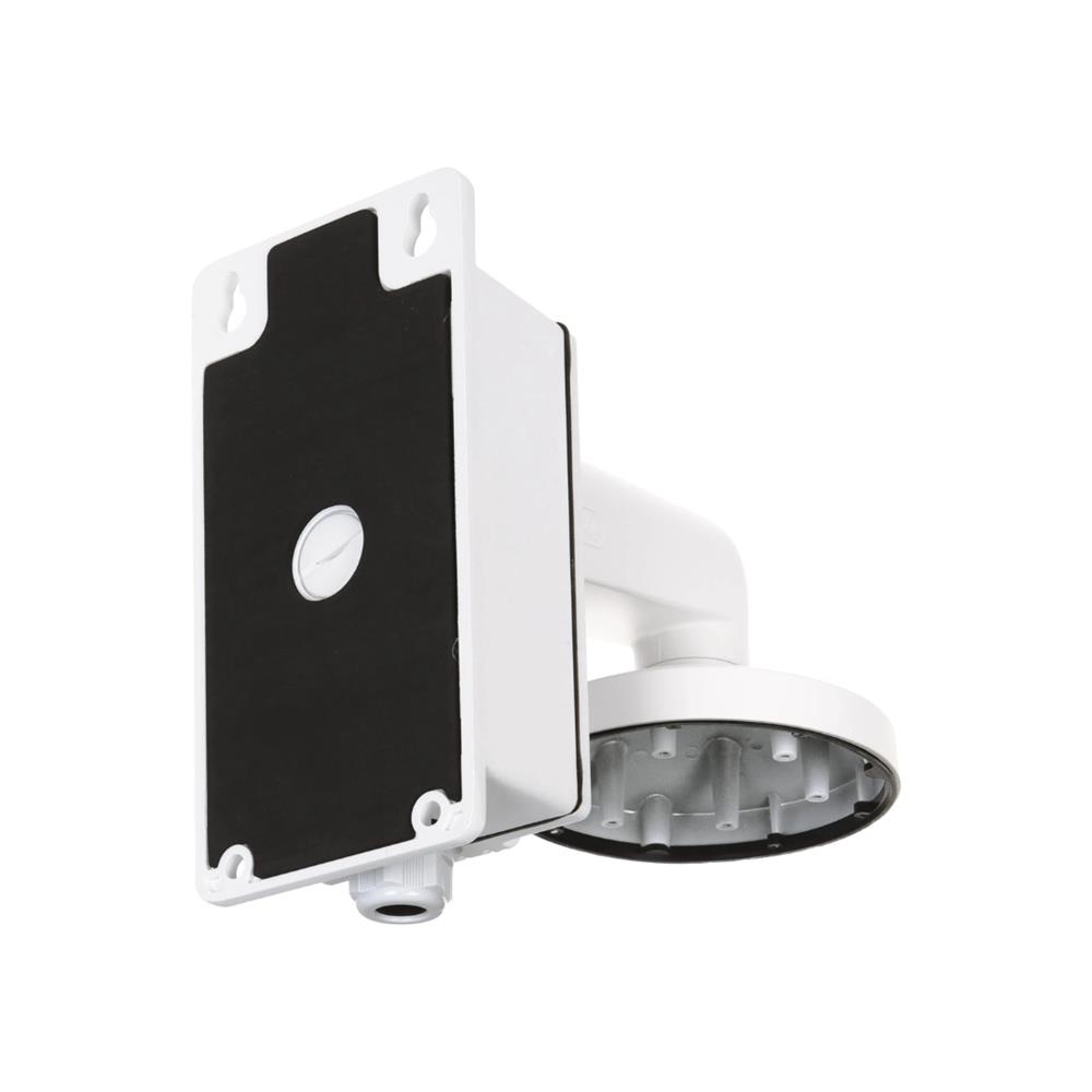 Suporte de Parede Hikvision DS-1473ZJ-155B, Para Câmeras Dome, Com Caixa de Junção, Branco
