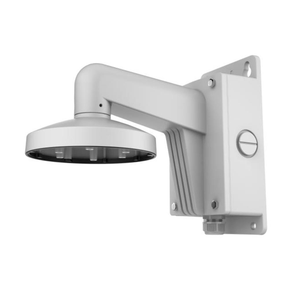 Suporte de Parede Hikvision DS-1473ZJ-155B, Para Câmeras Dome, Com Caixa de Junção, Branco
