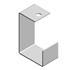 Suporte Balanço Aberto Horizontal  50X50Mm Cemar