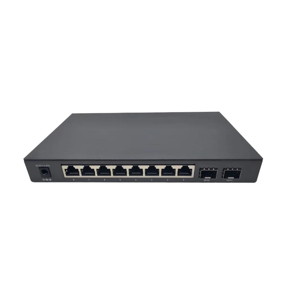 Switch TP-Link TL-SG2210P, 10 Portas Gigabit, 8 Portas PoE+ 802.3af/at, 2 Slots SFP, Preto
