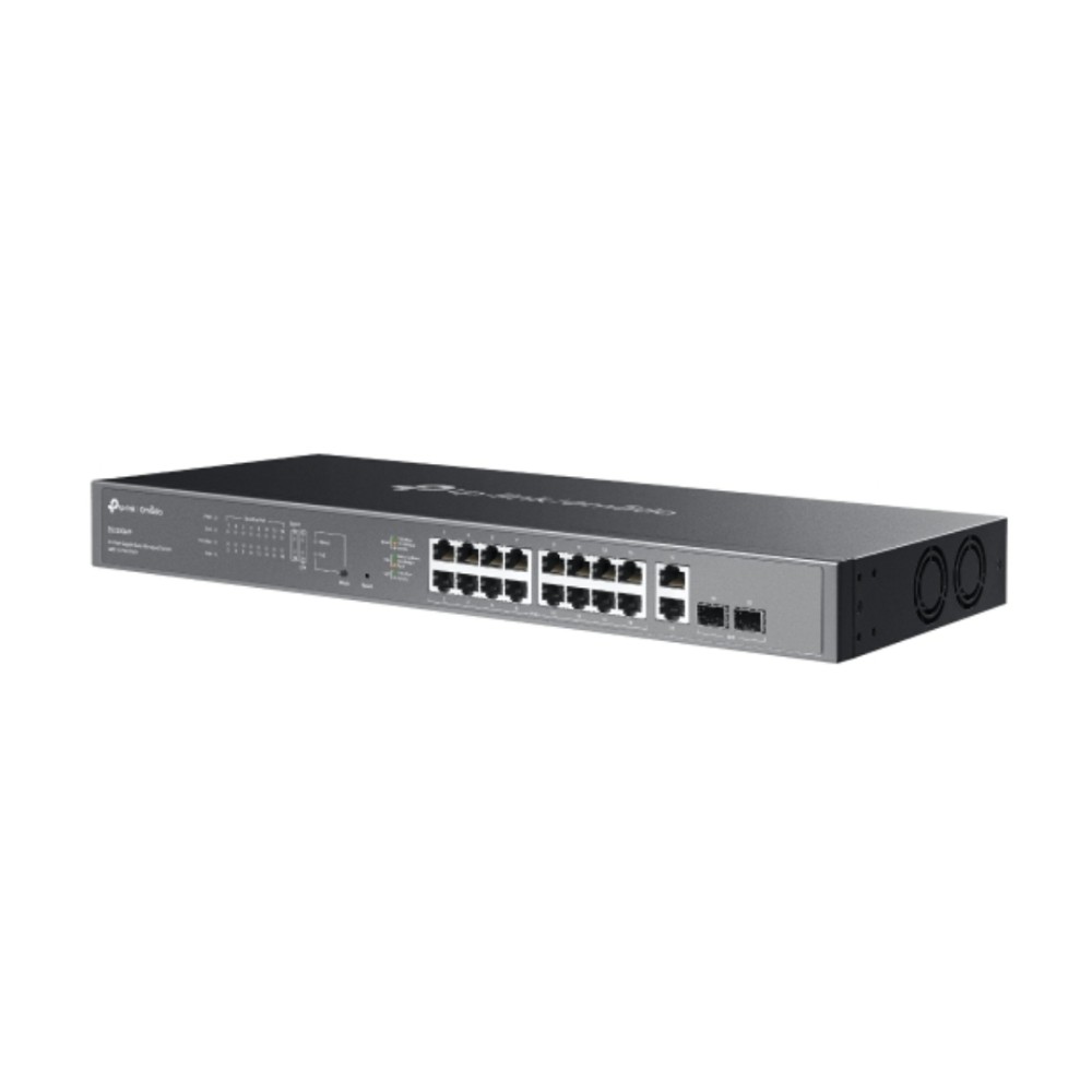 Switch Gerenciável PoE+, TP-Link Omada, ES220GMP, 20 Portas Gigabit, 16 PoE+, 250W, 2 SFP