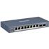 Switch Hikvision DS-3E1510P-SI, 8 Portas Gigabit POE, 2 Portas Uplink 802.3