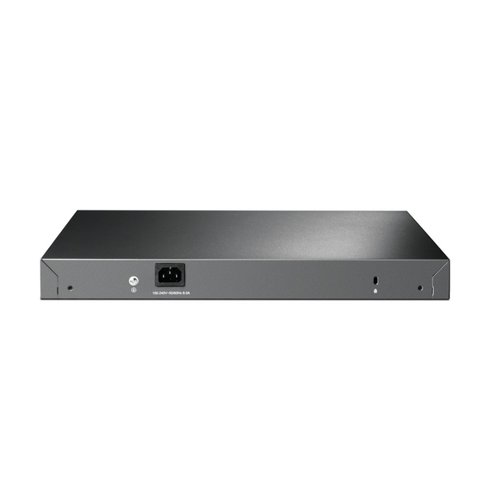 Switch TP-Link Omada TL-SG3428XMP, 24 Portas Gigabit PoE+, 4 Portas SFP+ 10G, L2+, 384W, Rack
