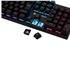 Teclado Mecânico Gamer New Hero Prisma, RGB, Switch Blue, ABNT2, USB, Preto