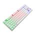 Teclado Mecânico Gamer Redragon Kumara Lunar TKL, RGB, Switch Blue, ABNT2, USB, Branco