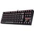 Teclado Mecânico Gamer Redragon Kumara TKL, LED Vermelho, Switch Brown, ABNT2, USB, Preto