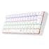 Teclado Mecânico Gamer Redragon Lakshmi Lunar 60%, Rainbow, Switch Brown, ABNT2, USB, Branco