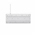 Teclado Gamer Trust GXT 833W Thado, Branco, USB