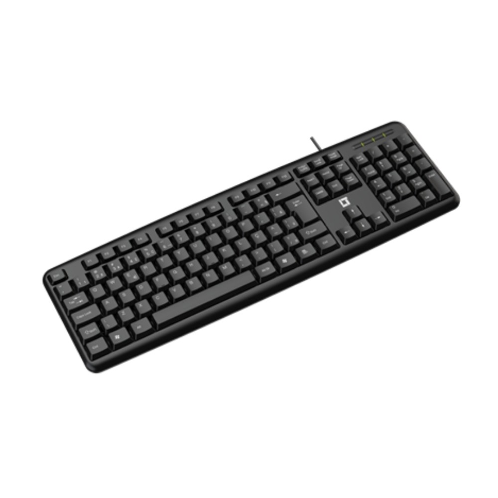 Teclado USB, Leadertech, ABNT2, Com Fio, USB, Preto, LT-KB100