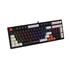 Teclado Mecânico Gamer New Hero Arkana, Rainbow, Switch Blue, ABNT, USB, Preto e Cinza