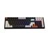 Teclado Mecânico Gamer New Hero Arkana, Rainbow, Switch Blue, ABNT, USB, Preto e Cinza