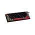 Teclado Mecânico Gamer New Hero Titan Mini 60%, Rainbow, Switch Blue, ABNT2, USB, Preto e Cinza
