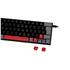 Teclado Mecânico Gamer New Hero Titan Mini 60%, Rainbow, Switch Blue, ABNT2, USB, Preto e Cinza