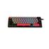 Teclado Mecânico Gamer New Hero Titan Mini 60%, RGB, Switch Blue, ABNT2, USB, Cinza e Preto