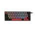 Teclado Mecânico Gamer New Hero Titan Mini 60%, RGB, Switch Blue, ABNT2, USB, Cinza e Preto