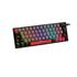 Teclado Mecânico Gamer New Hero Titan Mini 60%, RGB, Switch Blue, ABNT2, USB, Cinza e Preto