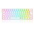 Teclado Mecânico Gamer Redragon Dragonborn 60%, RGB, Switch Blue, ABNT2, USB, Branco