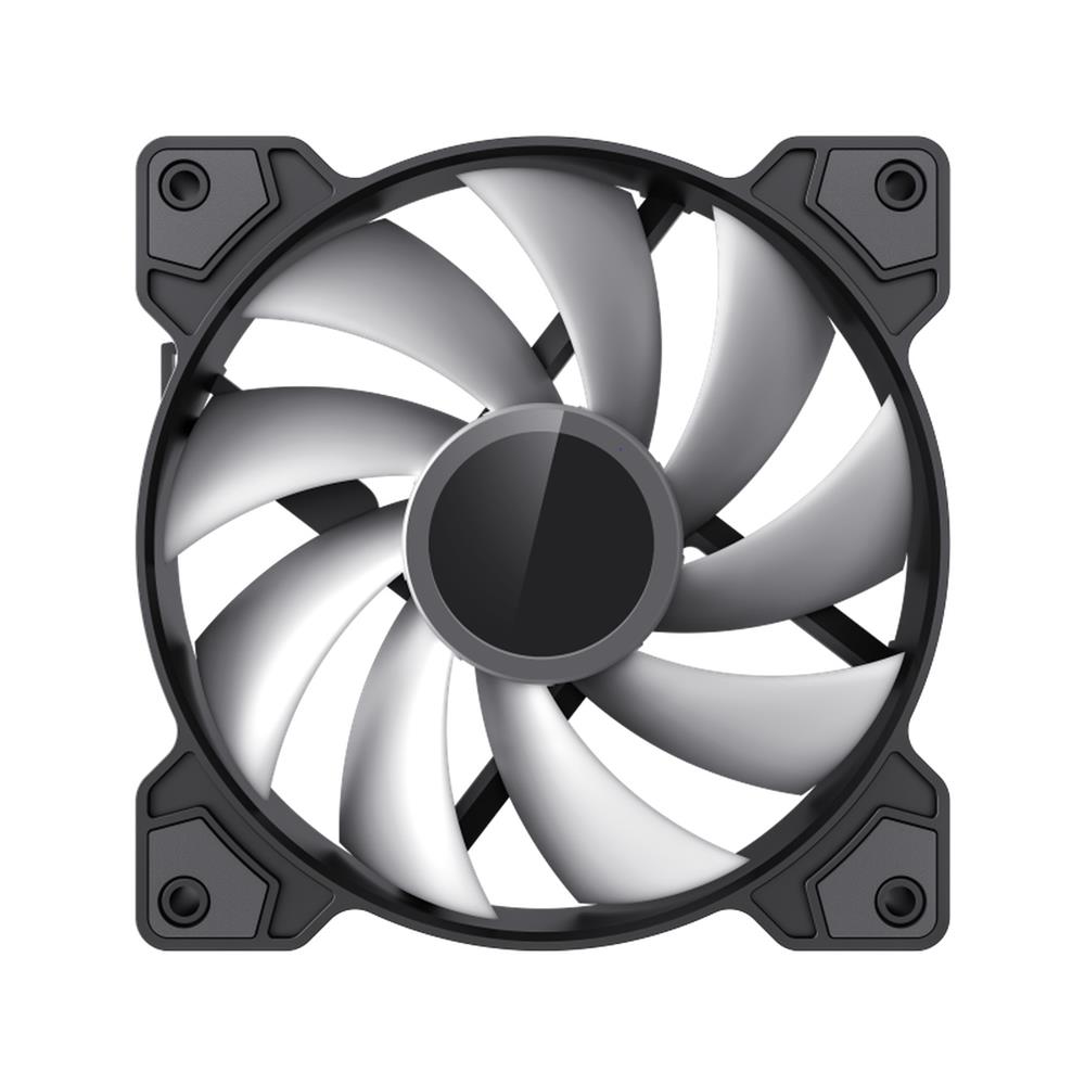 Ventoinha Para Computadores Gammemax, RGB, 120mm, Preto - FN12A-S6I-B