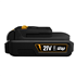Bateria WAP, 21V, luzes de Led, 2000 mAh, Preto e Amarelo