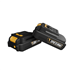 Bateria WAP, 21V, luzes de Led, 2000 mAh, Preto e Amarelo