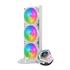 Water Cooler Cooler Master MasterLiquid 360 ION, Fans 120 mm, Intel, AMD, 3 Fans, ARGB, Branco