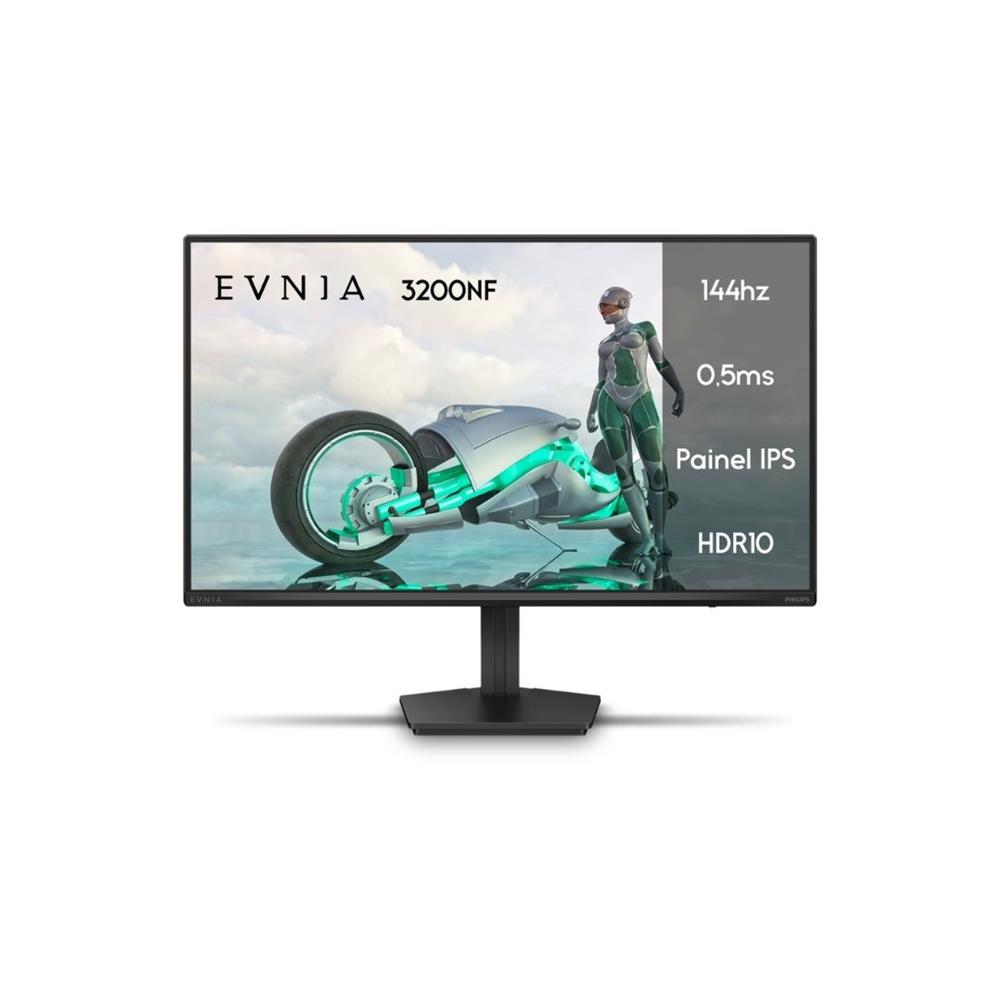Monitor Gamer Philips Evnia 27M2N3200NF/57, LED 27 polegadas, IPS, 144 Hz, 0,5 ms, HDMI e DisplayPort
