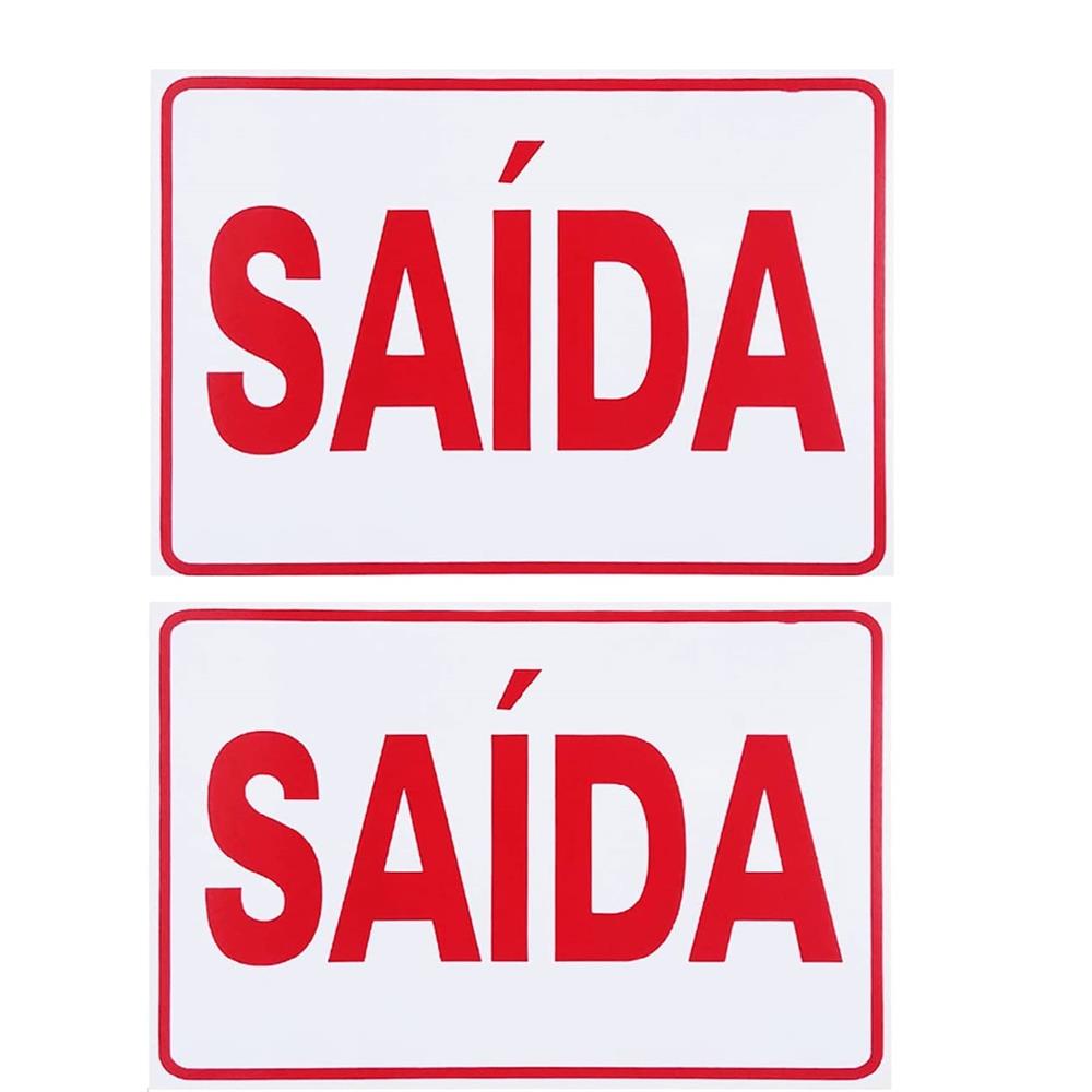 Detalhe do material e acabamento da placa de sinalização