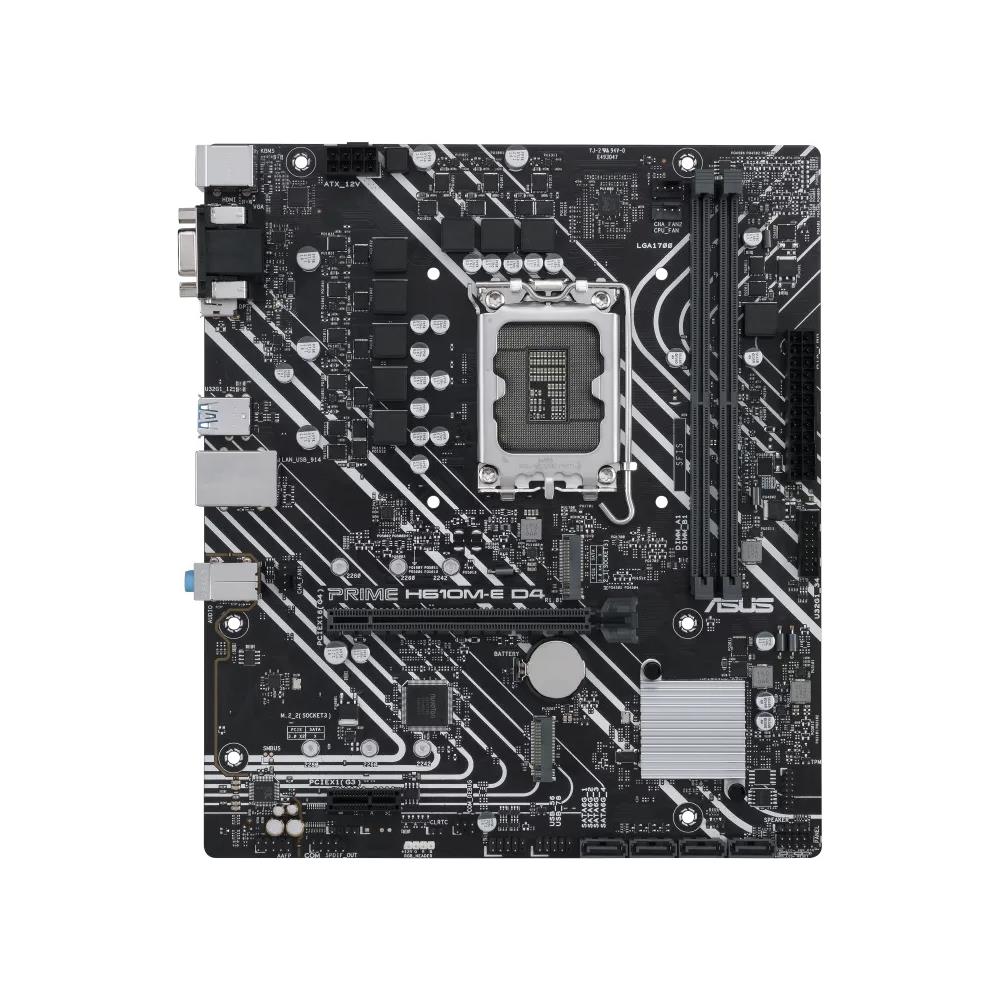 Placa-Mãe Asus Prime H610M-E Intel LGA 1700 DDR4 mATX