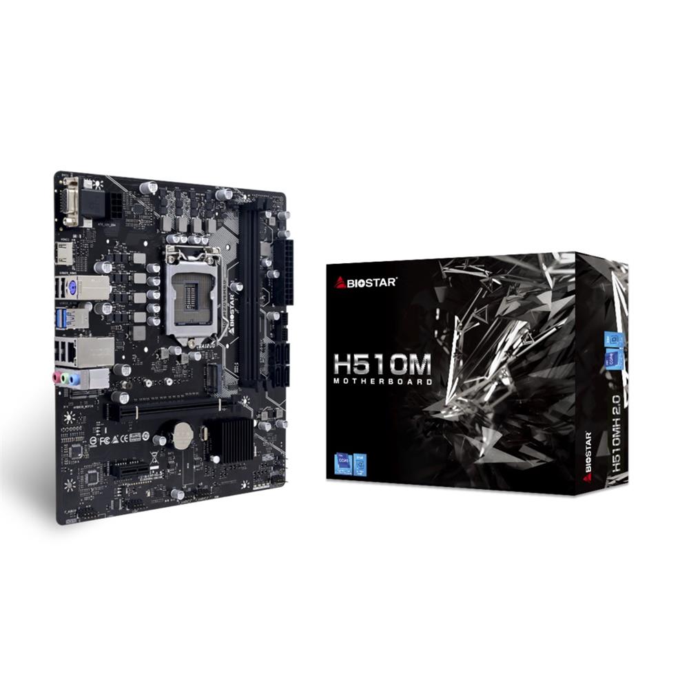 Placa-Mãe Biostar H510-MH 2.0 Intel LGA 1200 mATX DDR4