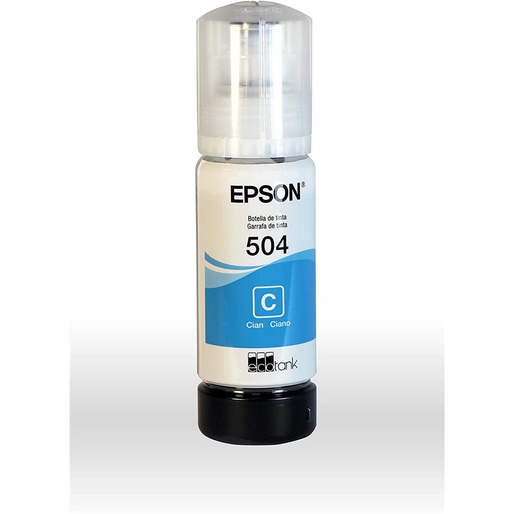Refil de tinta EPSON ciano T504 70ml L6171/L4150