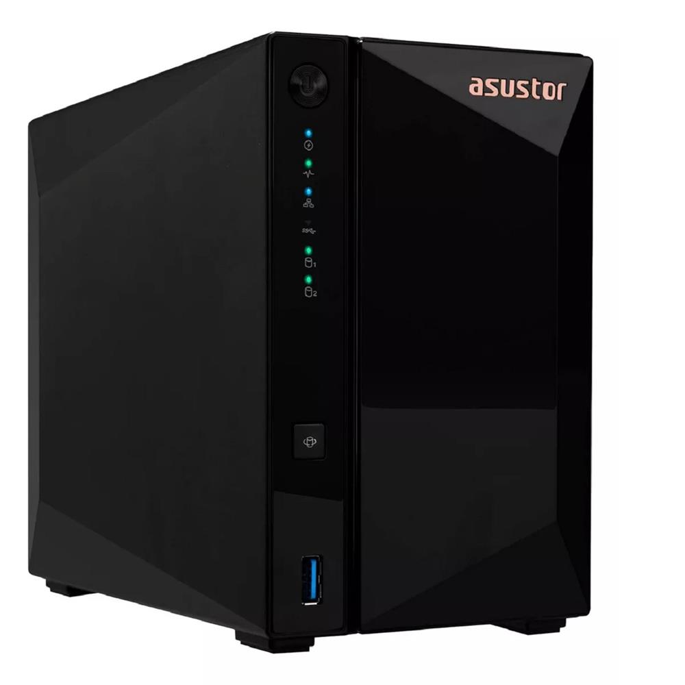 Servidor NAS Asustor Drivestor 2 Pro Gen2 AS3302T V2, 2 Baias, Quad-Core 1.7 GHz, 2GB RAM, 2.5 Gigabit