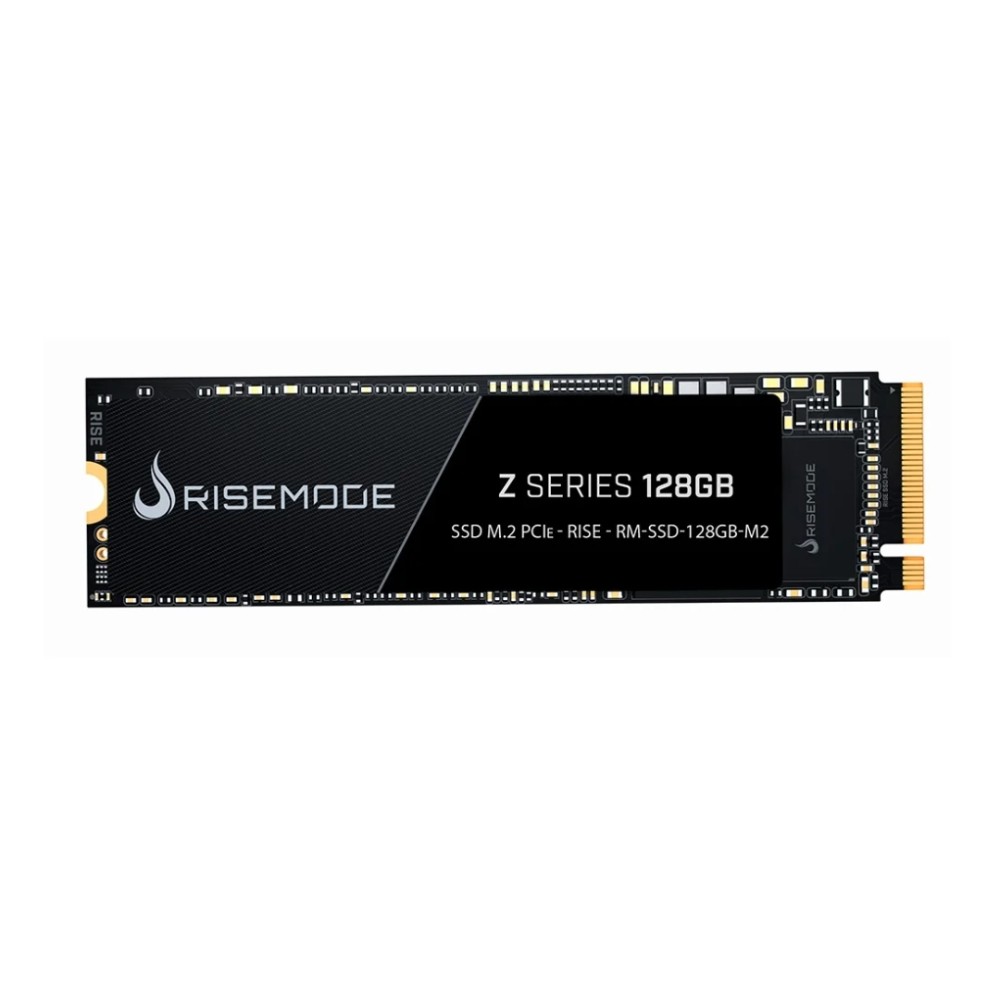 SSD M.2 NVMe Rise Mode Z Series, 128GB, PCIe 3.0 x4, Leitura 1800MB/s, Gravação 800MB/s