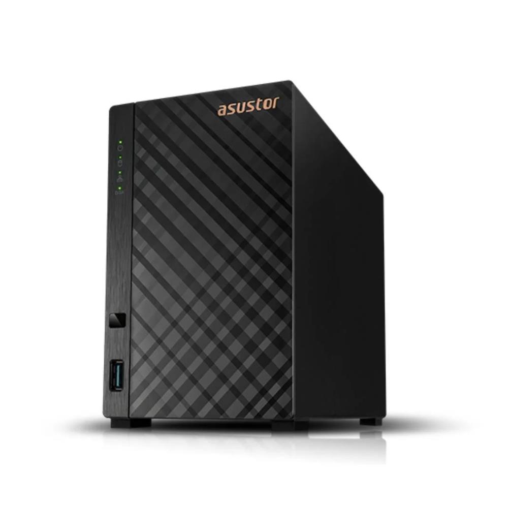 Storage NAS Asustor Drivestor 2 Gen2 AS1202T, 2 Baias, Quad-Core 1.7GHz, 1GB DDR4, 2.5GbE, USB 3.2