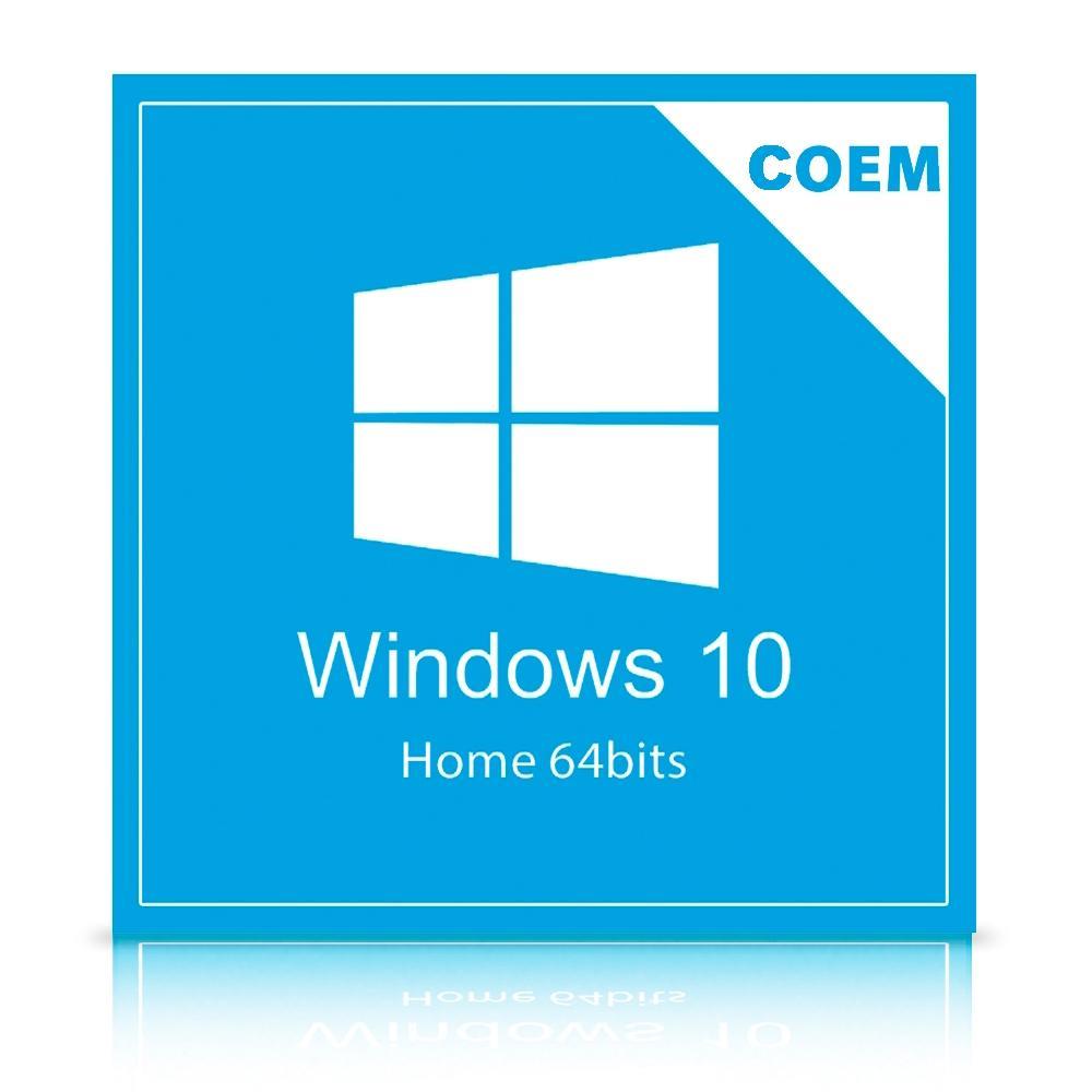  Software Microsoft Windows 10 Home 64 Bits PT/BR